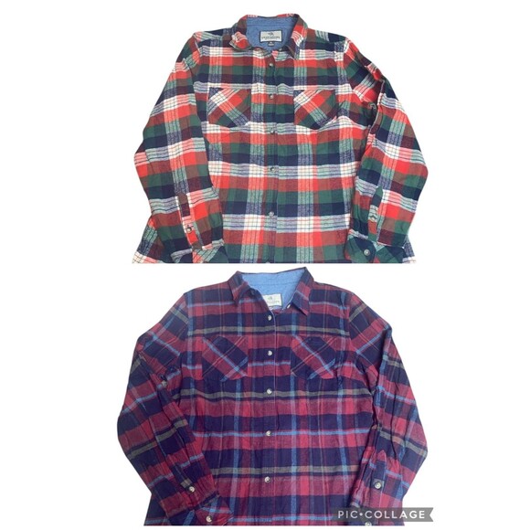 Legendary Whitetails Men’s XL Multicolor Flannel Long Sleeve Button Down Shirts - Picture 1 of 7